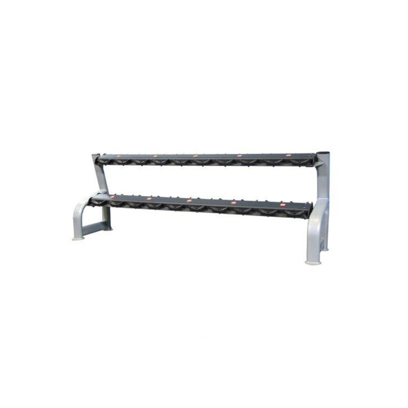 2-Tier Dumbbell Rack – Elite Series – Muscle D Fitness – 10 Pair Storage