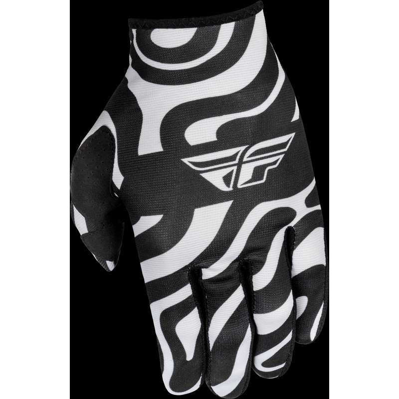 FLY RACING Lite Gloves Abyss White/Black 2x