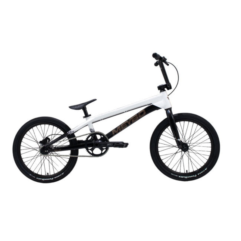 Meybo Superclass BMX Race Bike-Black/White/Gold-Pro-21 Pro 21