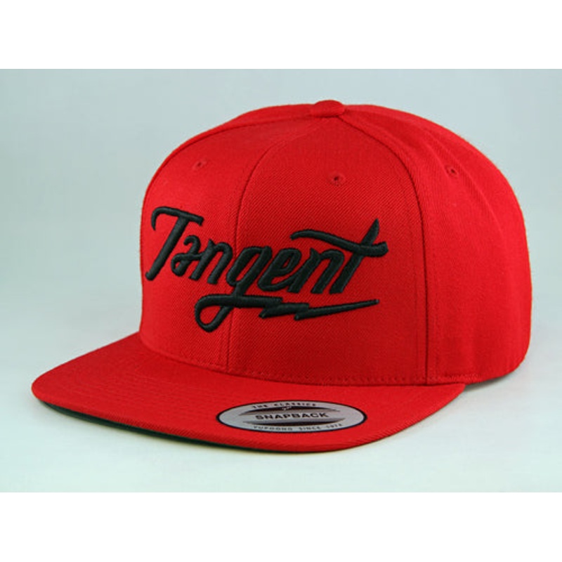 Tangent Bolt Snapback Hat-OSFA-Red/Black