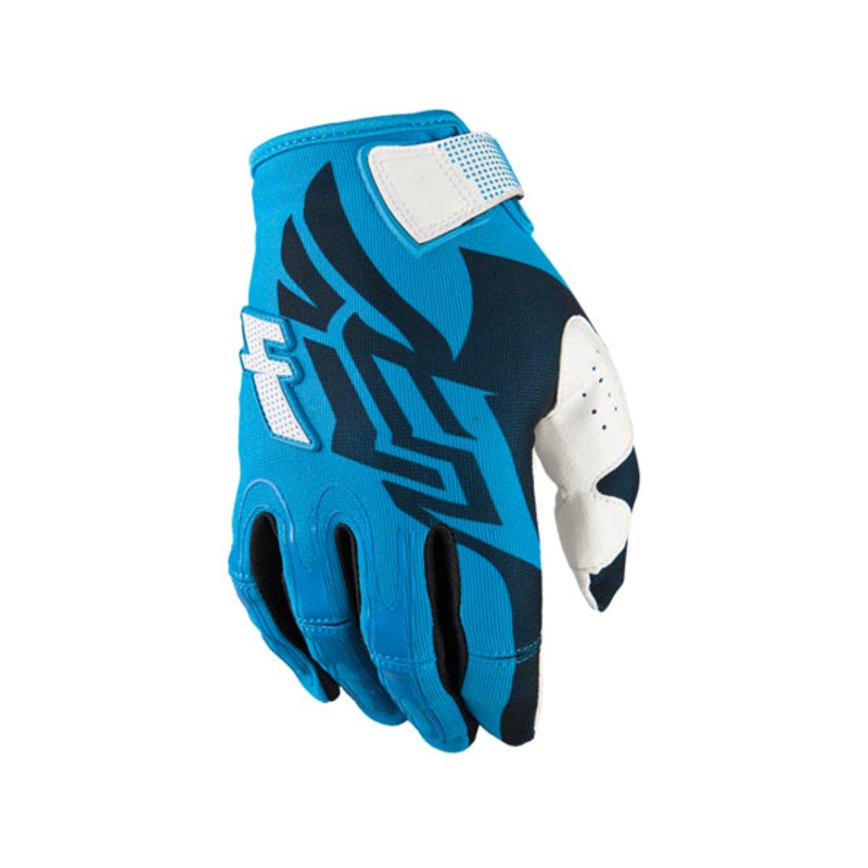 Fly Racing 2013 Kinetic Gloves-Blue/White Youth X-Small (3)