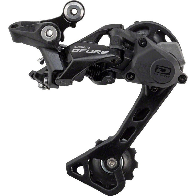 Shimano Deore RD-M6000-GS Rear Derailleur – 10-Speed, Medium Cage Black