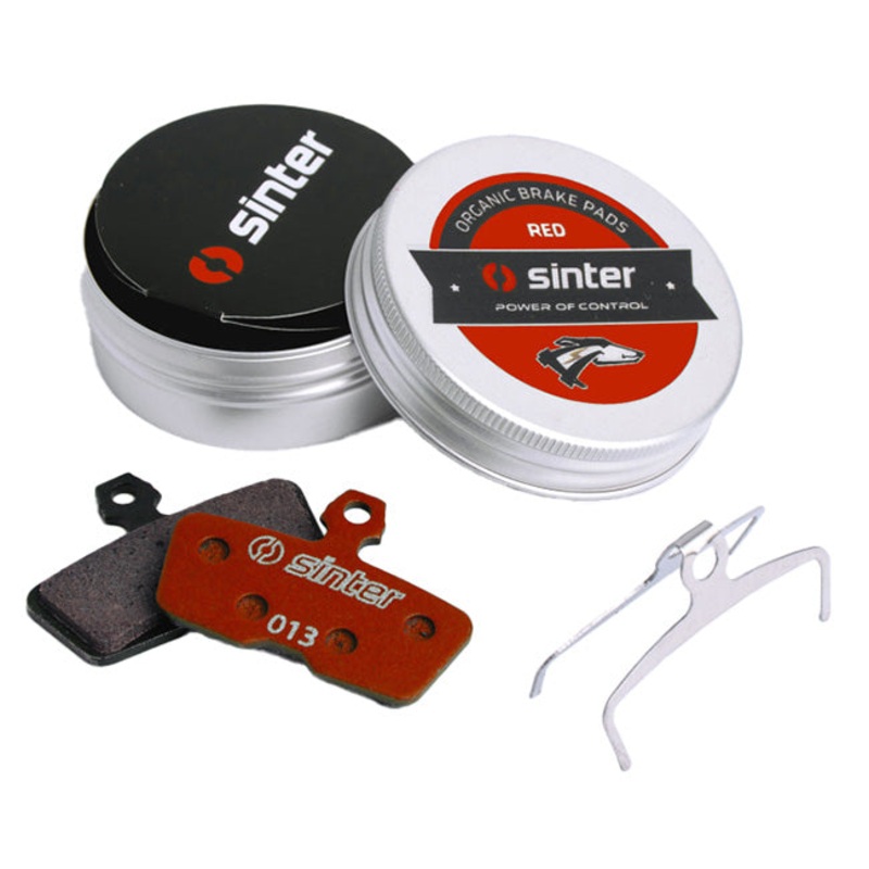 Sinter Red s514 Compound Organic Disc Brake Pads – Avid/SRAM Sinter Type 013 One Pair