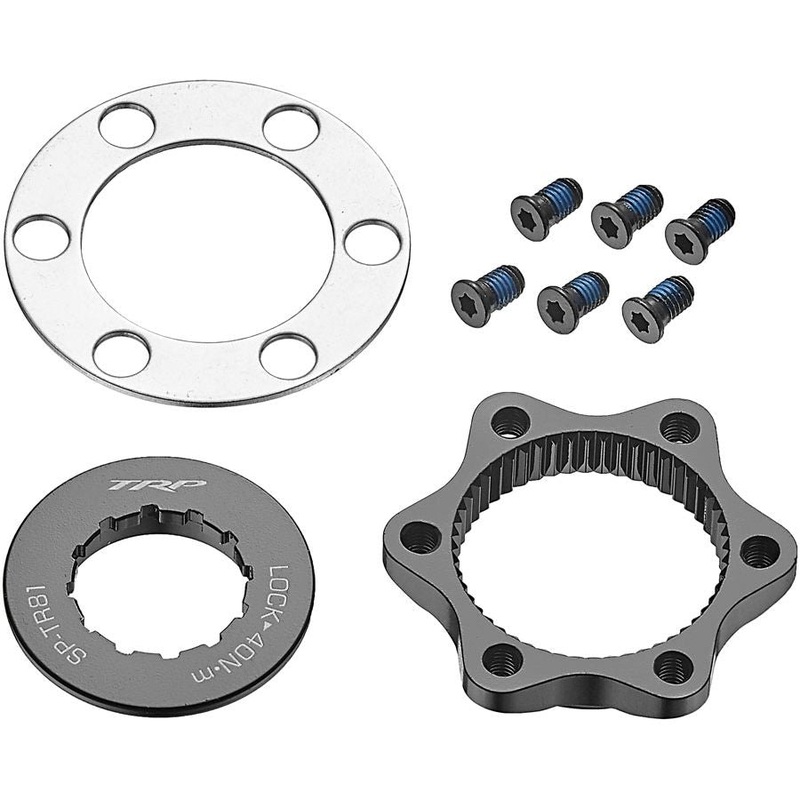 6-Bolt Rotor to CenterLock Mount Adapter CL81 Disc Brake Rotor 6-Bolt to Center Lock System – For 12mm Thru-Axle