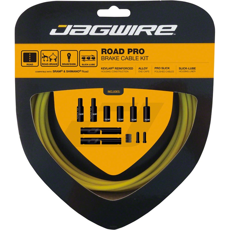 Jagwire Pro Brake Cable Kit Road SRAM/Shimano Yellow