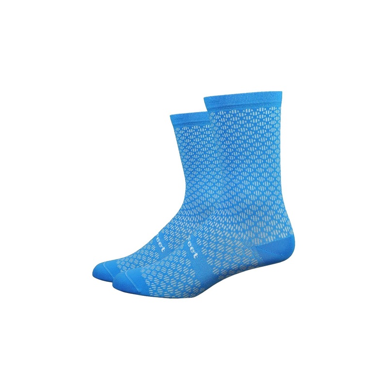 Sock DeFeet Evo Mont Ventoux 6” Small Blue