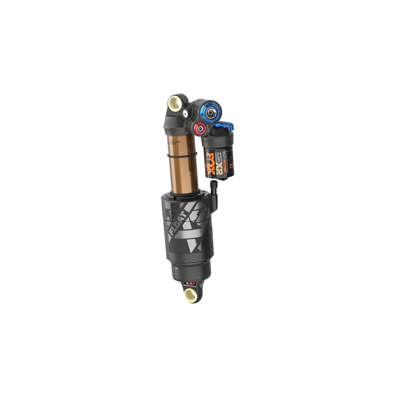 FOX FLOAT X2 Factory Rear Shock Trunnion Metric 185 x 50 mm 2-Position Lever Kashima Coat Kashima