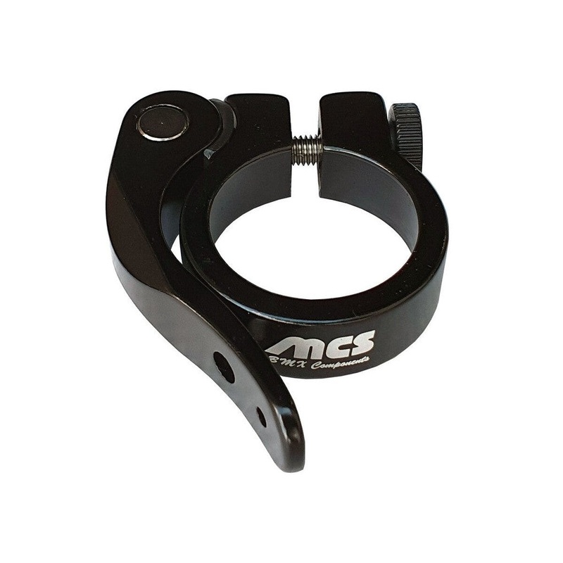 MCS Quick Release Seat Post Clamp Black 25.4mm