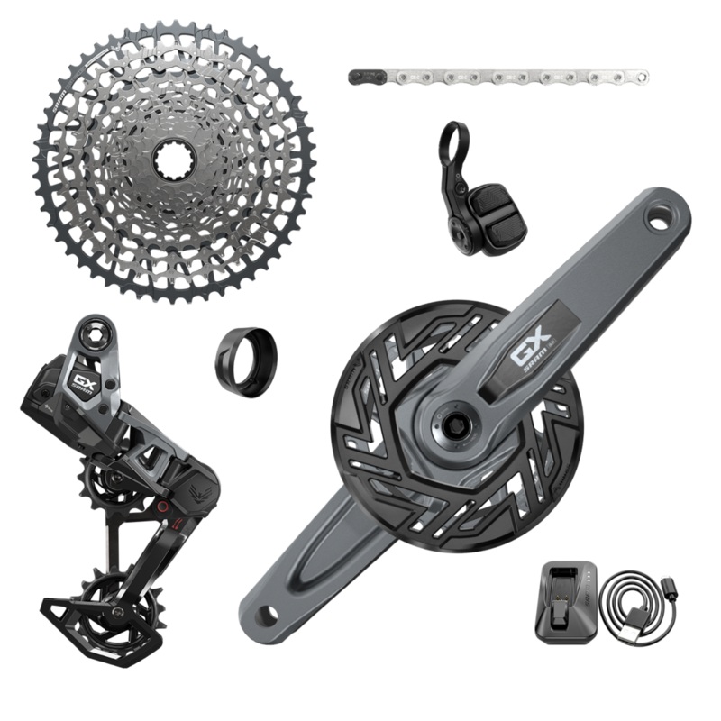 SRAM GX Eagle T-Type Ebike AXS Groupset – 160mm ISIS Crank Arms for Brose, 36T Ring, Derailleur, Shifter, 10-52t Cassette