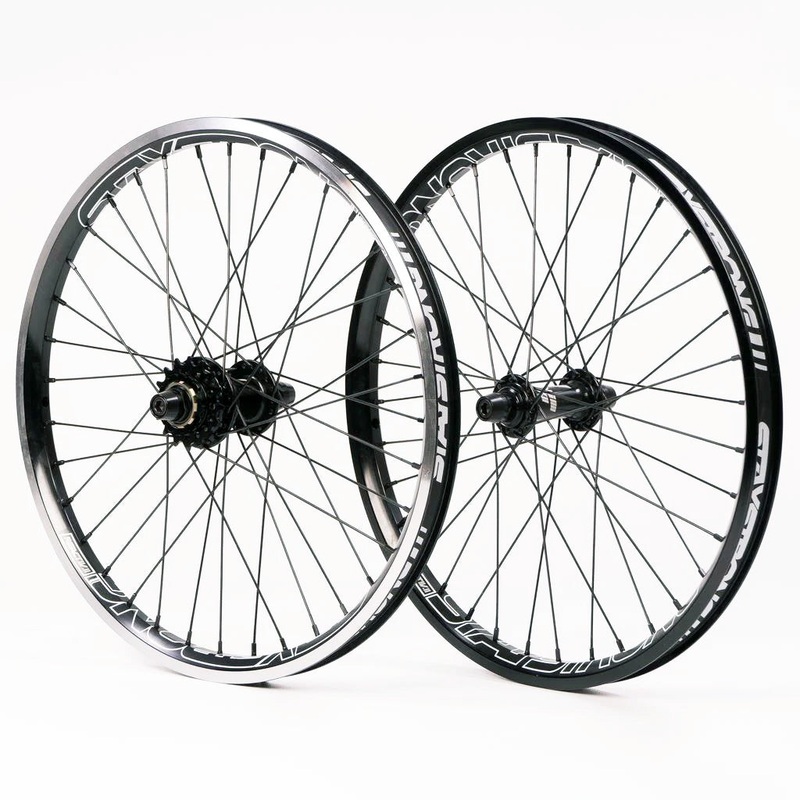 Stay Strong Reactiv 2 Pro BMX Race Wheelset-20×1.75″ Black