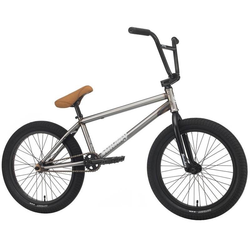 Sunday EX 21″TT BMX Bike-Gloss Raw Chris Childs Signature