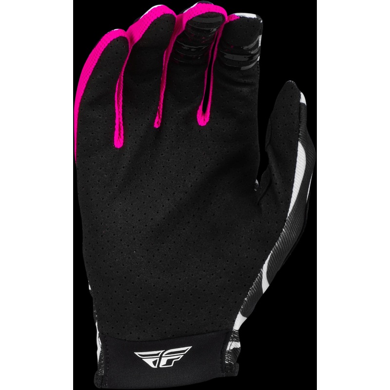 FLY RACING Lite Uncaged Gloves Black/White/Neon Pink Xl