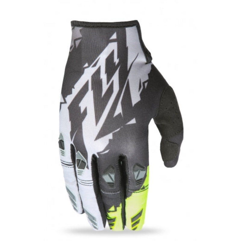 Fly Racing 2017 Kinetic Glove-Black/Hi-Vis Youth Small (4)