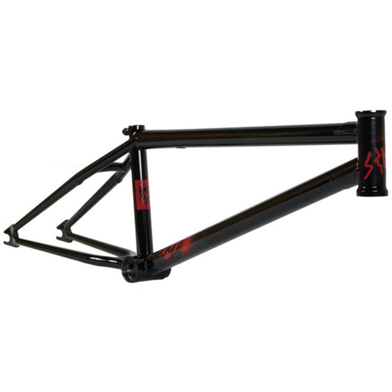 S&M Randy Brown BMX Frame-Black-21″TT