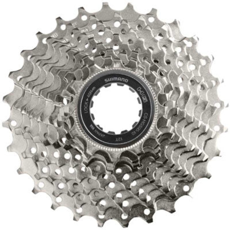 Shim Csst,Hg500,10Spd,11-32 Cs-Hg500-10,Hg-X,Nickel,Tiagra Tiagra Hg-500 10-Speed Cassette Shimano Cassettes NA Nickel