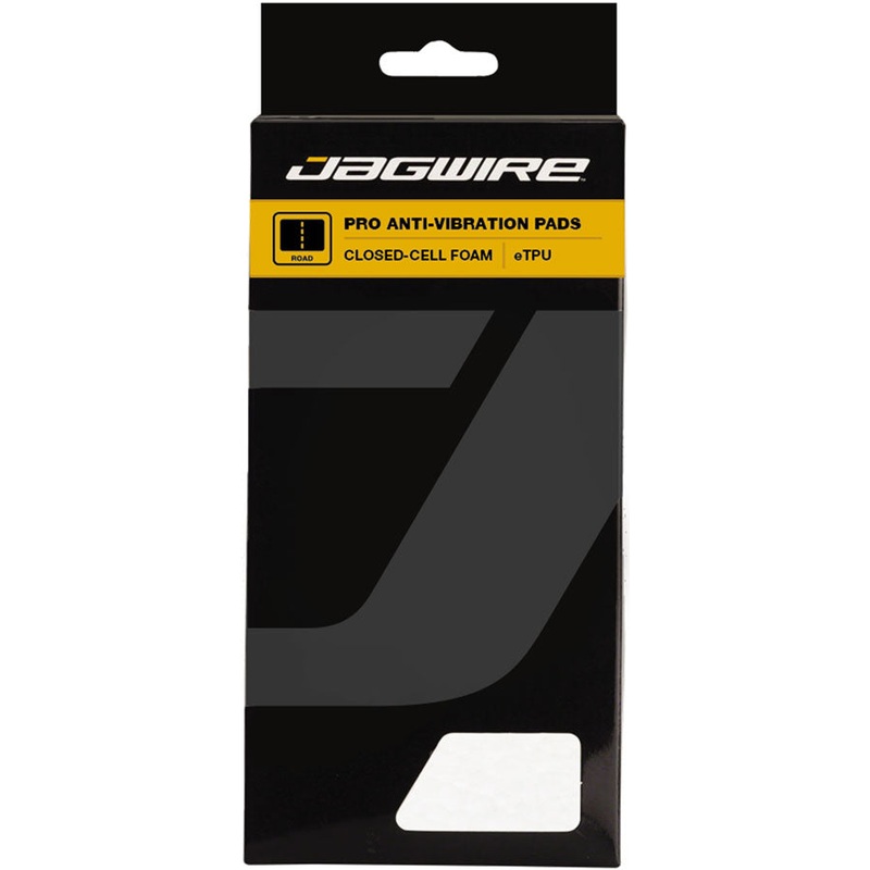 Jagwire Pro Anti-Vibration Handlebar Pad Set – eTPU Foam, For Drop Bars, White