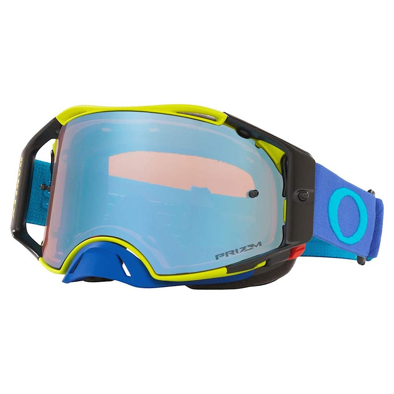 OAKLEY AIRBRAKE MX HAZARD GREEN BLUE WPRIZMMX SAPPHIRE GREEN/BLUE PRIZM MX SAPPHIRE