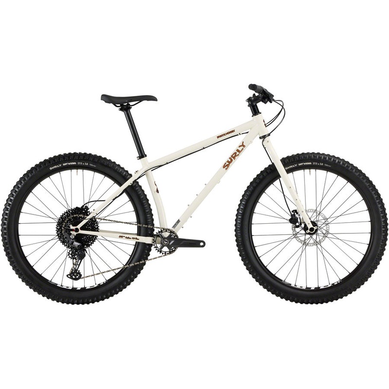 Karate Monkey Bike – 27.5″ Steel Snow Mold White Medium