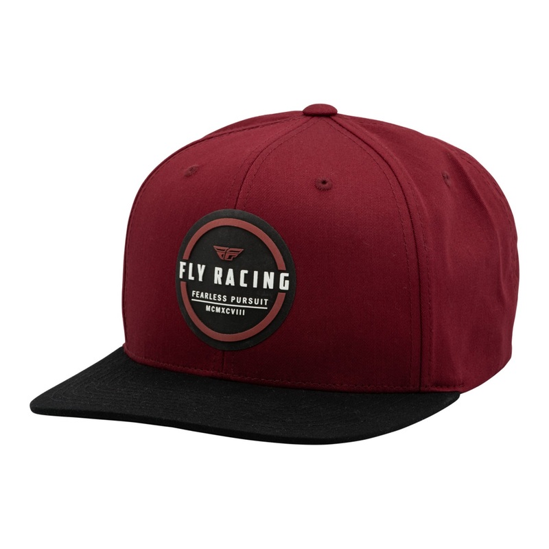Fly Racing Jump Snapback Hat-Maroon/Black