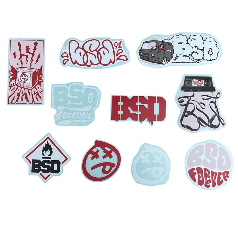 BSD Sticker Pack 2020 Pack