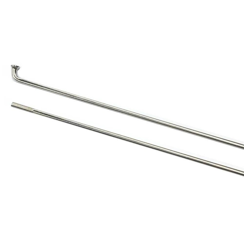 DT Champion Stainless Steel Spoke For 22″ Wheels (Polished) Polished – 202mm No Nipple Needed