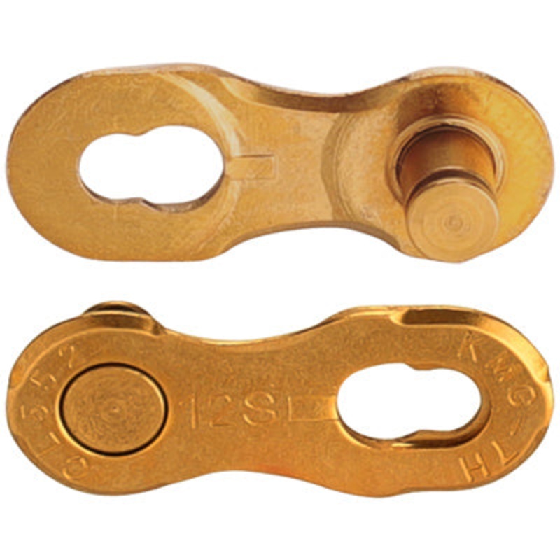 kmc missing link 12 ti gold 2pr missinglink chains 5.2mm Gold