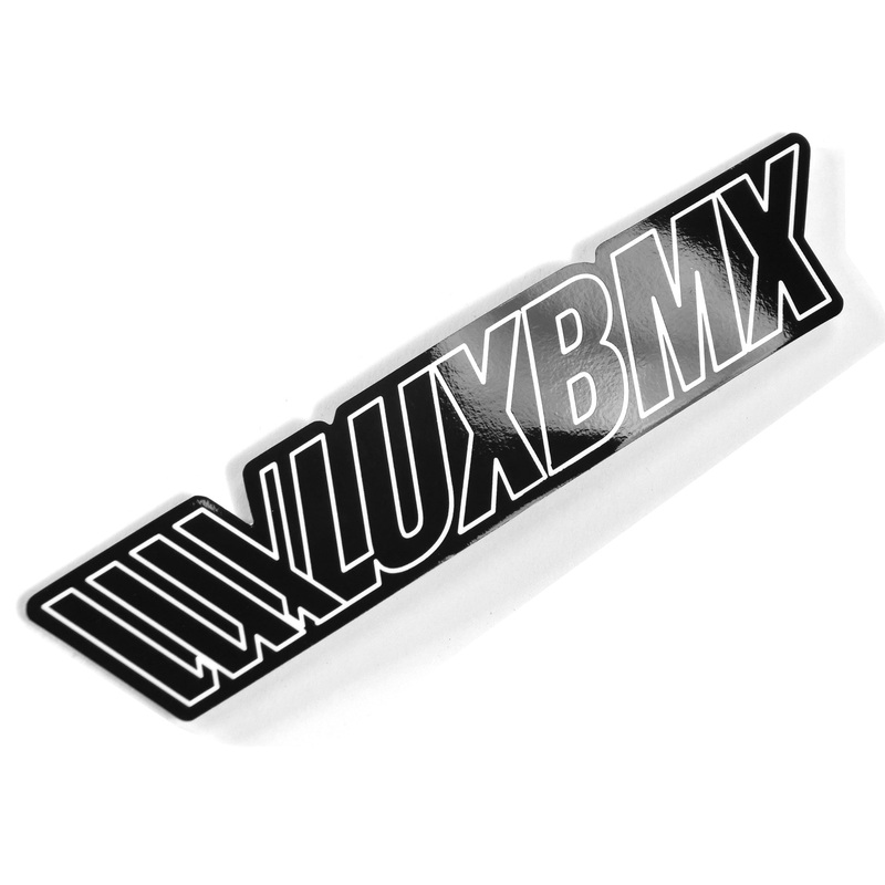 LUXBMX Athletic Sticker – Line Black/White
