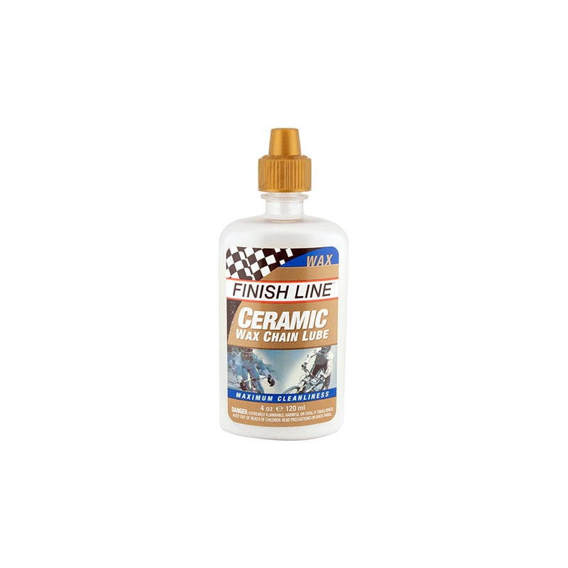 Finish Line Ceramic Wax Bike Chain Lube – 4oz Drip