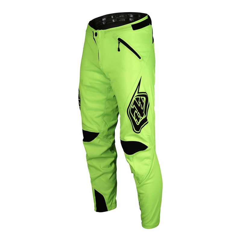 Troy Lee Sprint Pants-Solid Flo Yellow Adult 28