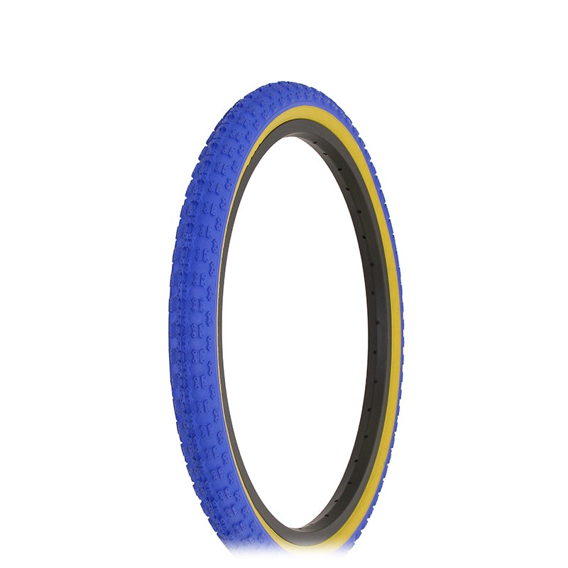 20×1.75 Duro Comp 3 III Tread BMX Tire – Blue w/ Gumwall