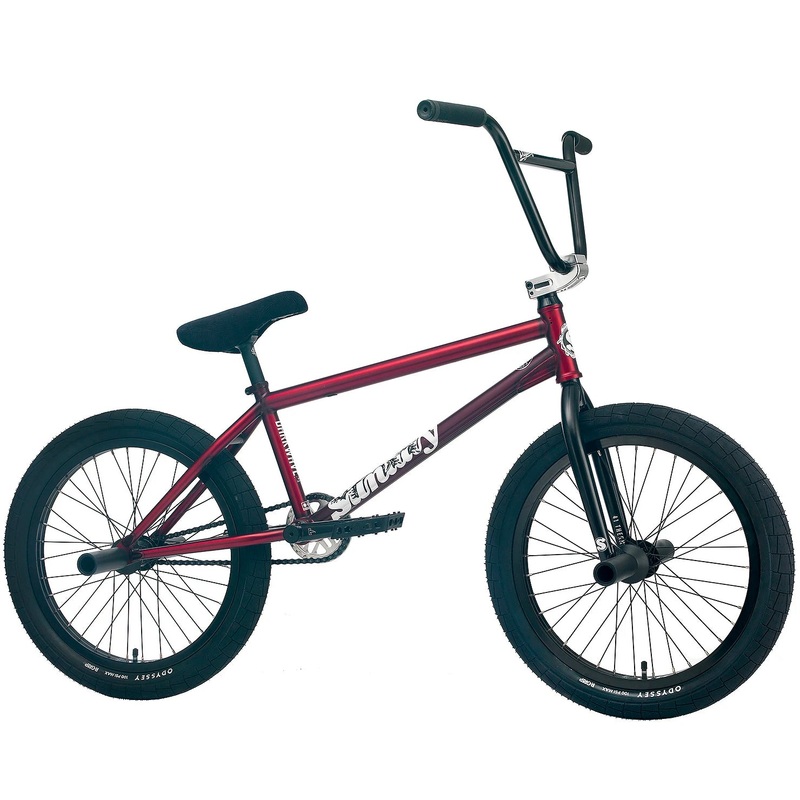 Sunday Darkwave Freecoaster 20″ Bike (Broc Raiford) Matte Trans Red LHD