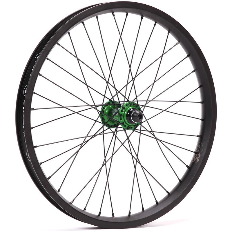 Profile Elite / Cinema 888 Front Custom Wheel Purple Hub with Black Rim