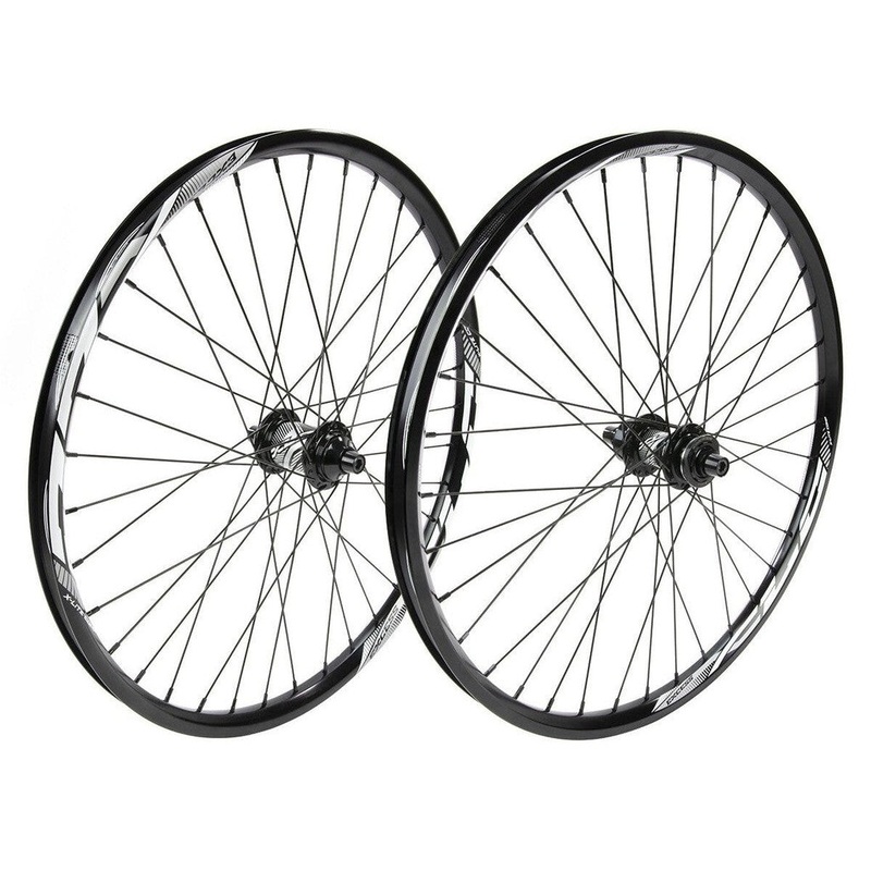 Excess XLC-1 Alloy Wheel Set RHD 20 x 1-3/8 Black/White