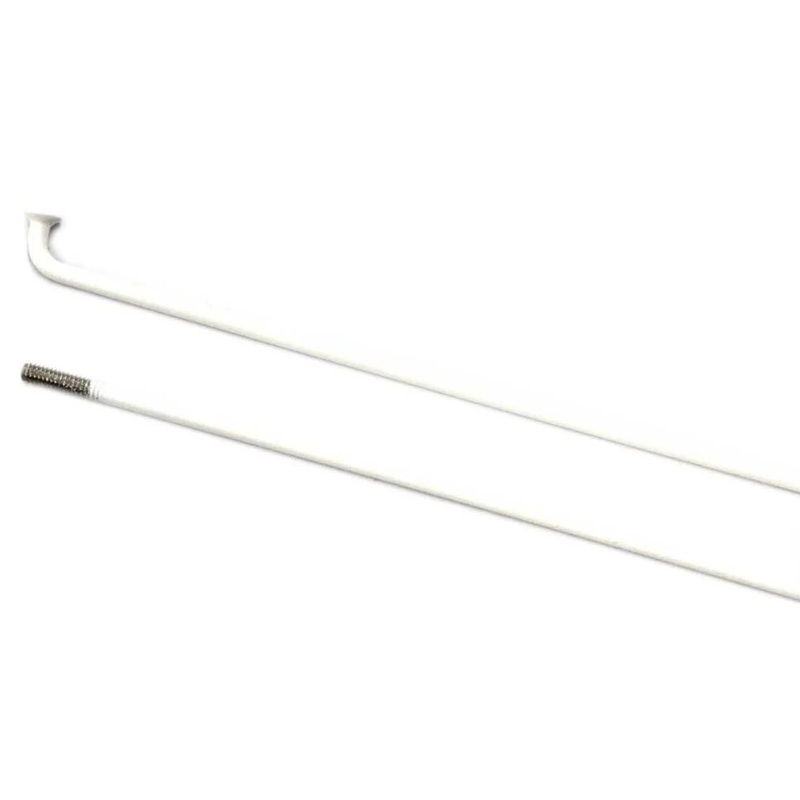 MISSION STAINLESS STEEL SPOKE FOR 20″ WHEELS (WHITE) White – 180mm No Nipple Needed