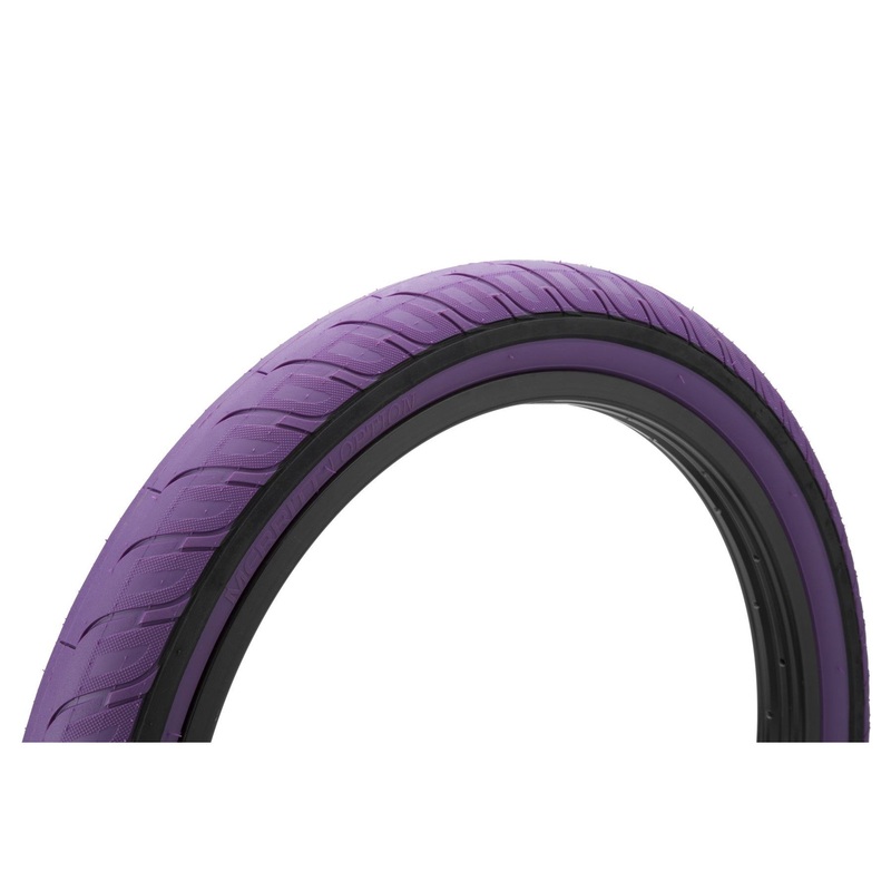 20×2.35 Merritt BMX Option “Slidewall” Tire – 110psi – Purple & Black