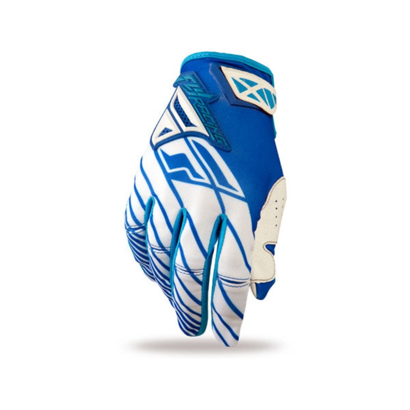 Fly Racing 2014 Kinetic Gloves-Blue/White Youth X-Small (3)