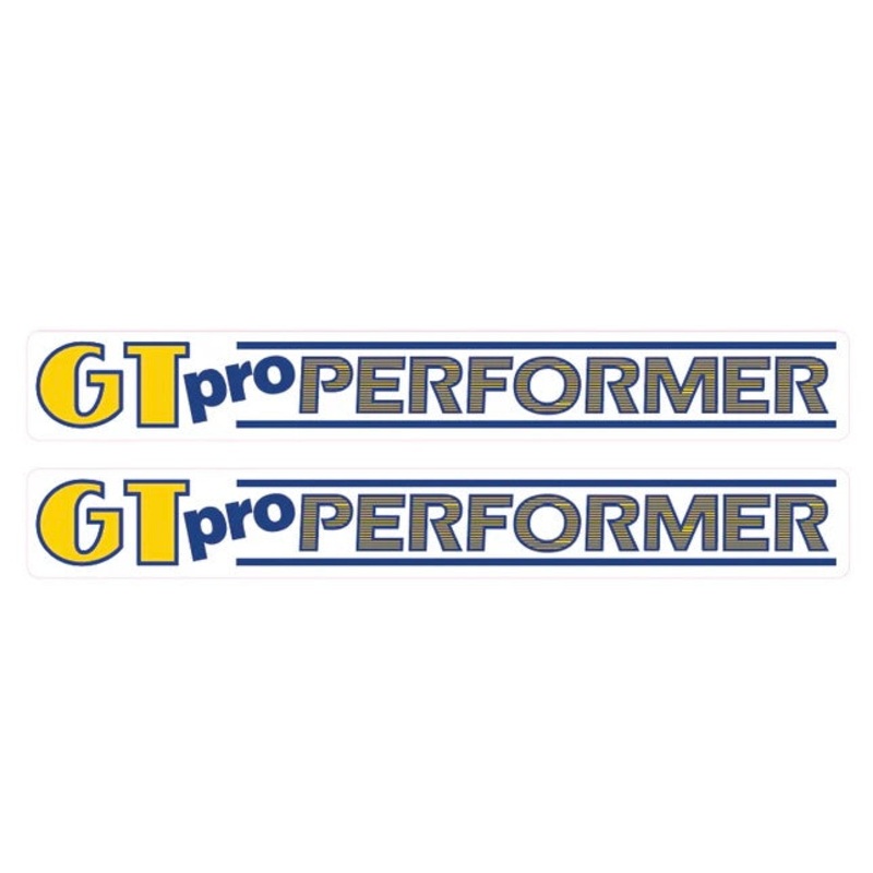 1985 GT Pro Performer Fork Decals (JAPAN) Printed on a Clear Background