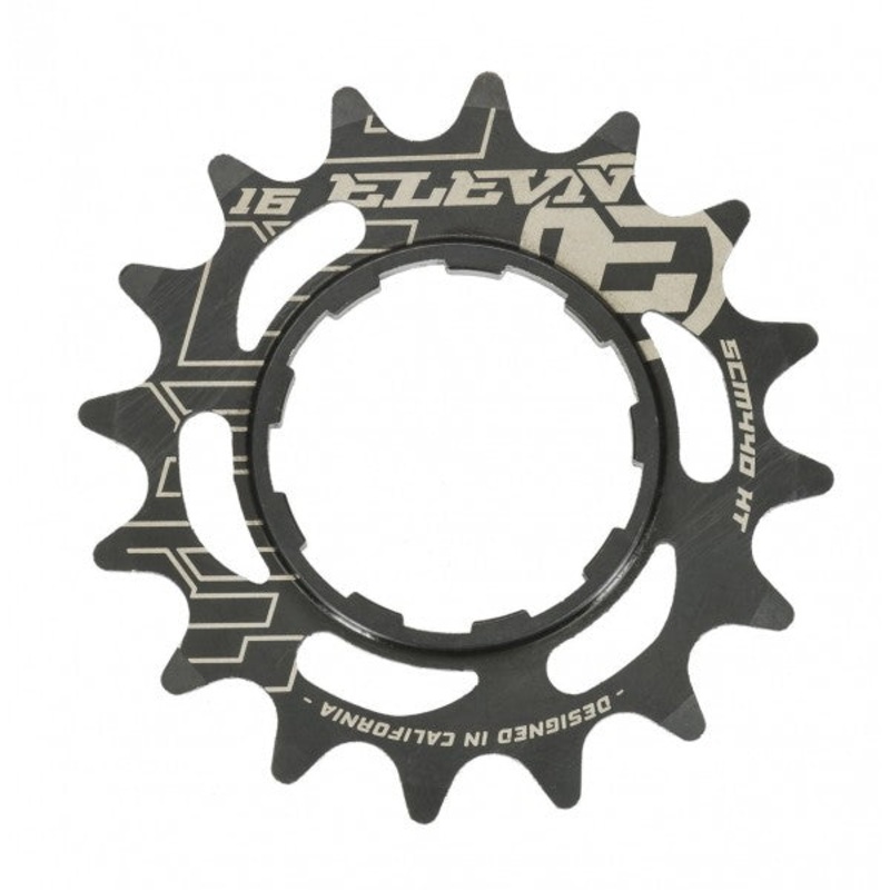 ELEVN CHROMOLY COGS 16t Black