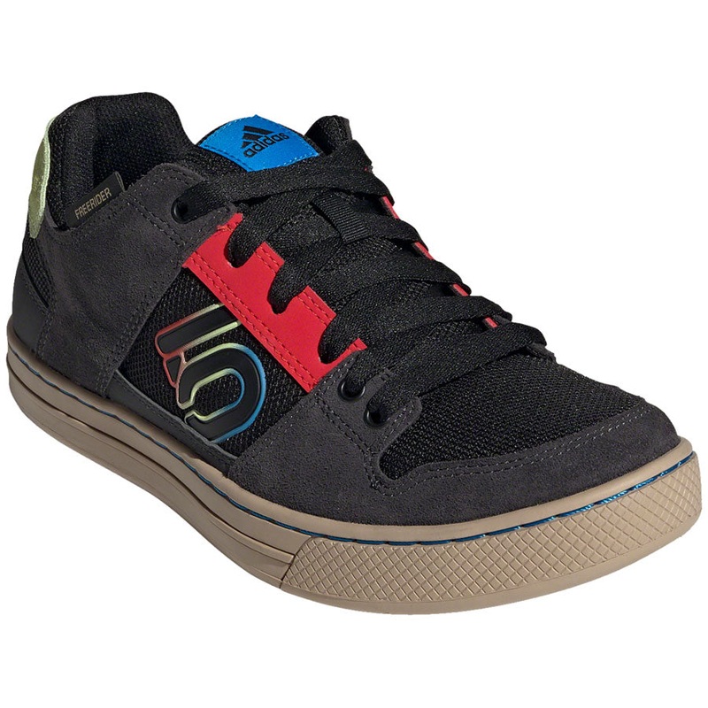 Five Ten Freerider Flat Shoes – Mens Core Black/Carbon/Pulse Lime 12.5