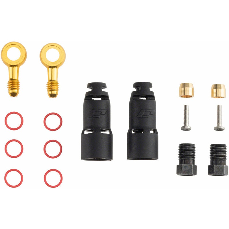 Jagwire HyFlow Disc Brake Quick-Fit Adapter Kits Mountain Pro Shimano XTR XT SLX