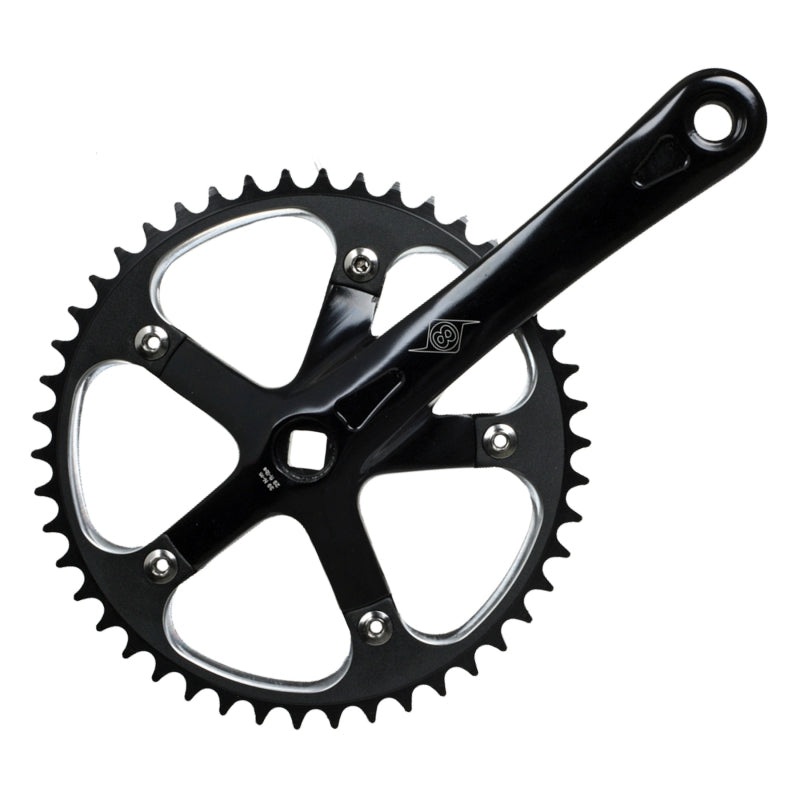 Origin8 Track/SS 175×46 103mm JIS Square Taper crankset black/black