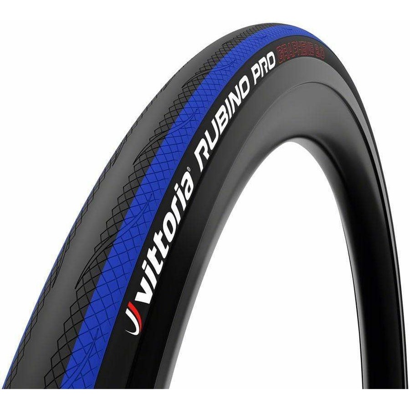 Rubino Pro Tire – 700 x 25 Clincher Folding Black/Blue G2.0 700 x 25c