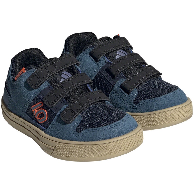 Five Ten Freerider Kids VCS Flat Shoes – Youth Legend Ink/Wonder Steel/Impact Orange 3K