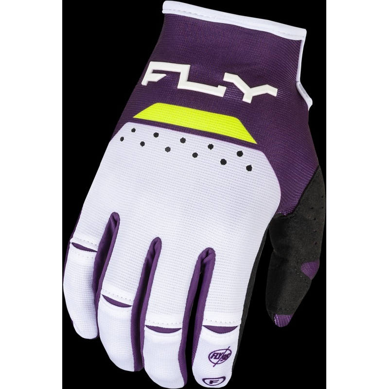 FLY RACING Kinetic Reload Gloves Deep Purple/White/Hi-Vis Xl