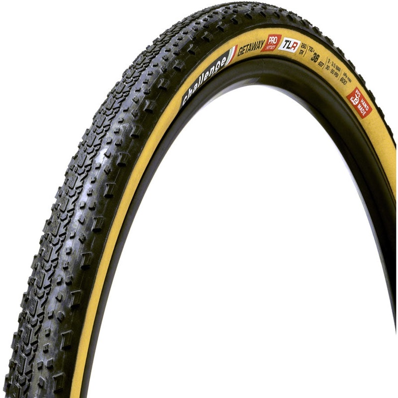 Getaway Pro Tire – 700 x 36 Tubeless Folding Black/Tan Handmade 700 x 36c