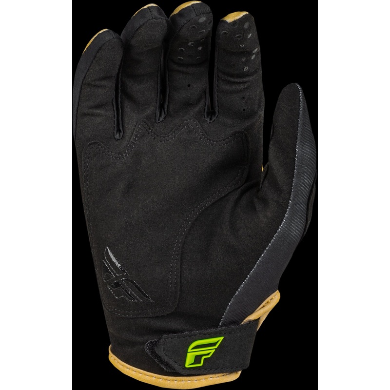 FLY RACING Youth Kinetic Reload Gloves Khaki/Black/Hi-Vis Yl