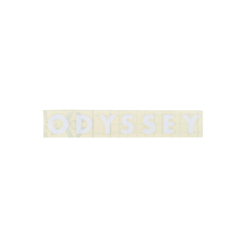 Odyssey Futura Die-Cut Sticker (White) White