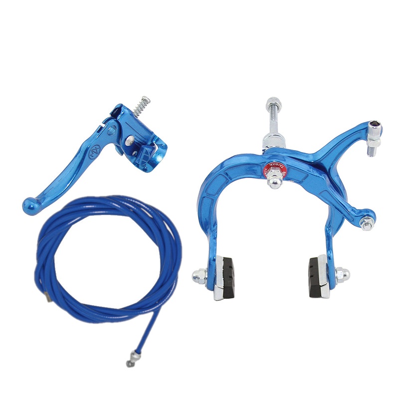 MX1000/Tech 3 Style BMX Brake System – Sidepull – Front – Blue w/ Blue Cable
