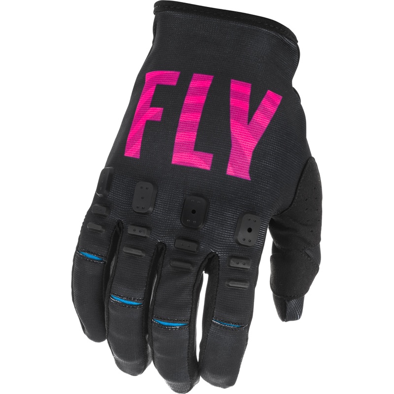FLY RACING Kinetic S.E. Gloves Black/Pink/Blue Sz 09