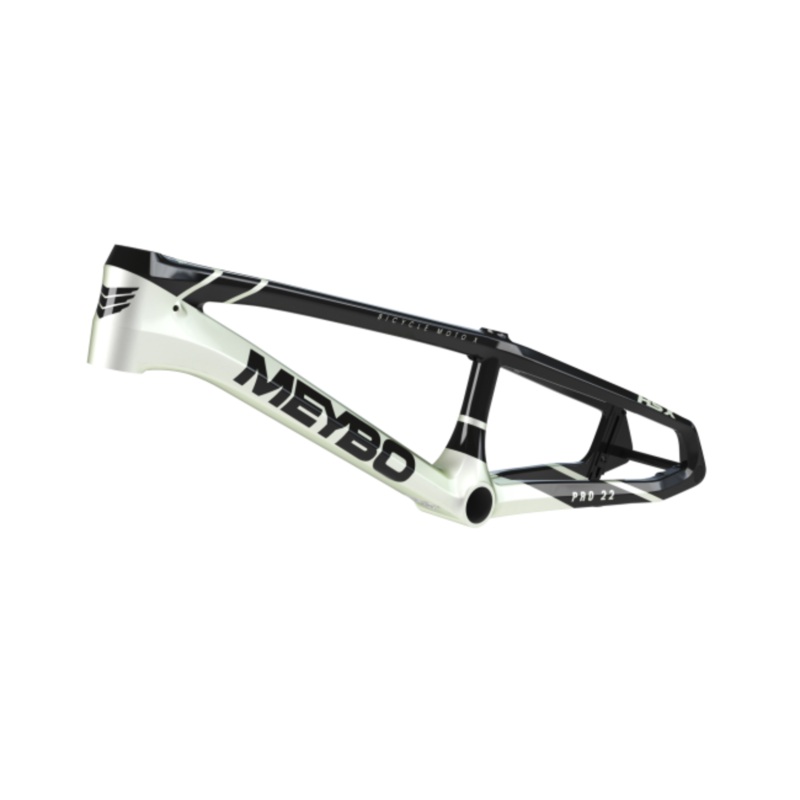 Meybo HSX Carbon BMX Race Frame-Black/Pearl White Expert